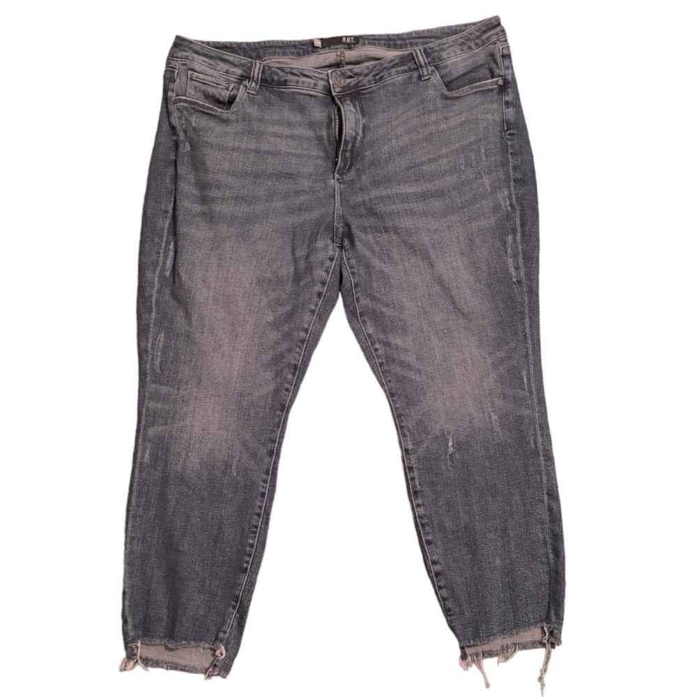 KUT from the Kloth Jeans with frayed hem, Size 16W